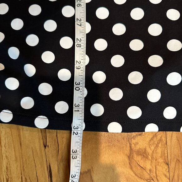 Lands’ End Swim Cover-Up – Black & White Polka Dot – Medium Petite - Picture 10 of 10